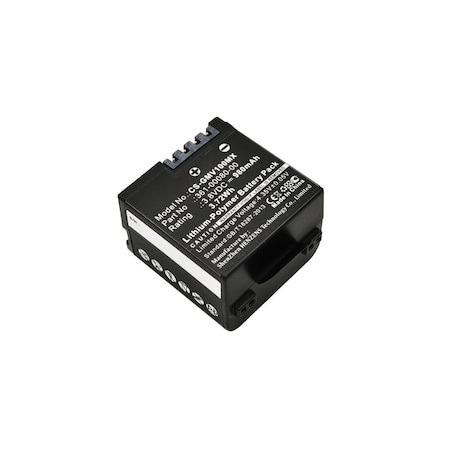 Bsc Preferred Garmin Virb X VIRB XE Virb X Compact Camera Replacement Battery CS-GMV100MX